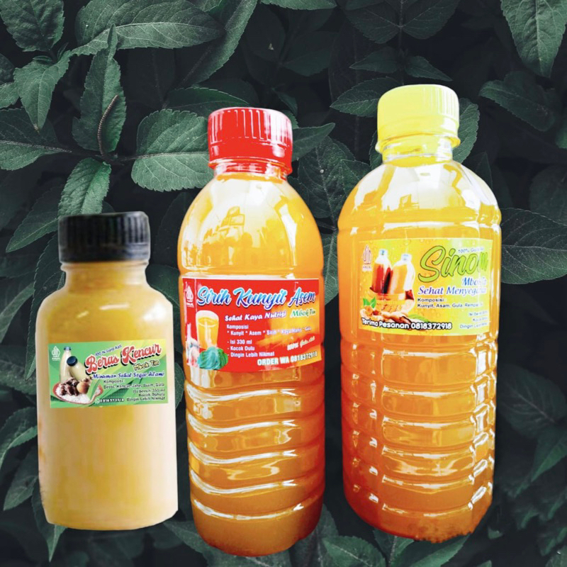 

SINOM, BERAS KENCUR, SIRIH KUNYIT ASEM minuman sehat tradisional kaya nutrisi