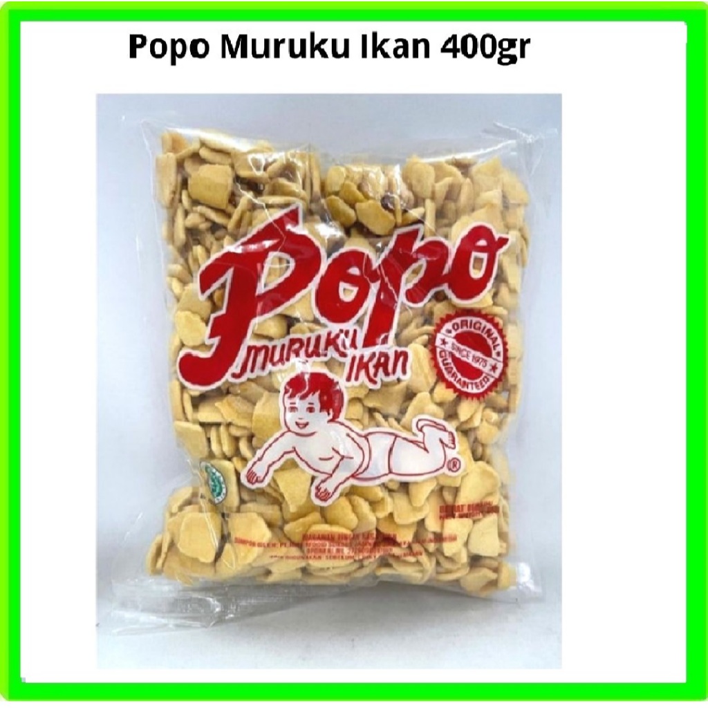 

Popo Snack Muruku Ikan Snek Camilan ikan Original 400gr