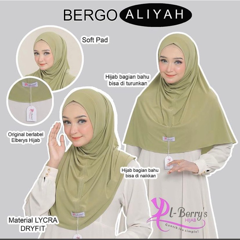 Bergo aliyah El berrys/Bergo non pet el berrys