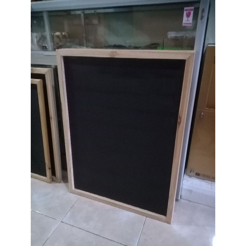 

Papan tulis kapur menu kafe resto ukuran 60X80