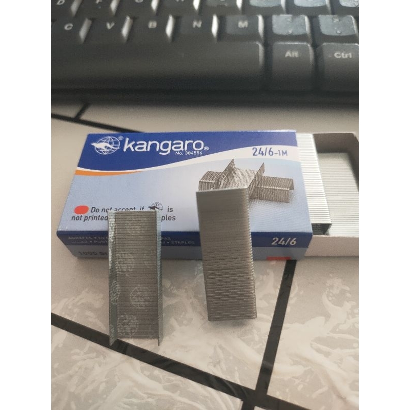 

isi necis merk kangaro ukuran 24/6-1M Staples HD 50