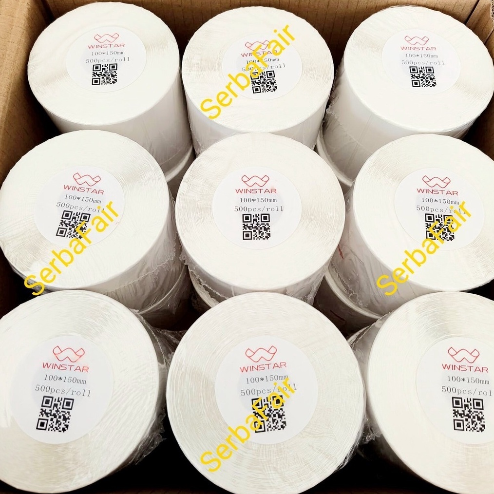 

KODE S6K8 Label Barcode 1 x 15 Kertas Sticker Thermal Resi 1x15mm WINSTAR ISI 5 PREMIUM SPEC