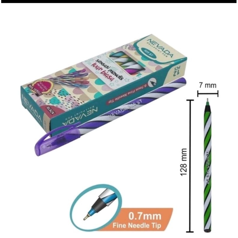 

♥️AS♥️'Lusinan Pulpen Nevada ~ Ballpoint Nevada 925 ST