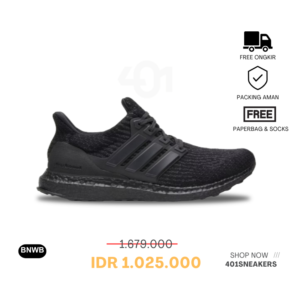 Sepatu Running  Ultraboost 23 FullBlack