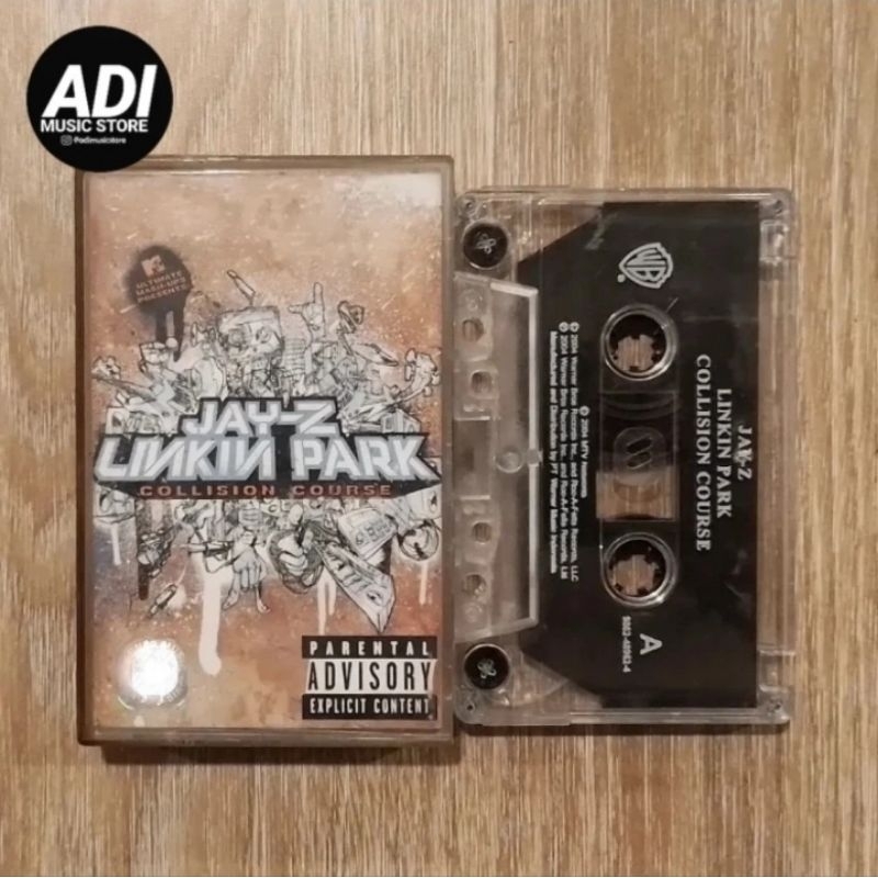 USED Linkin Park feat Jay Z - Collision Course (Kaset Tape Pita)