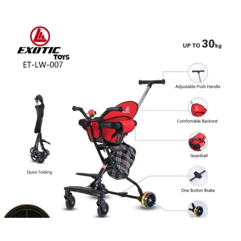stroller exotic lw007 preloved