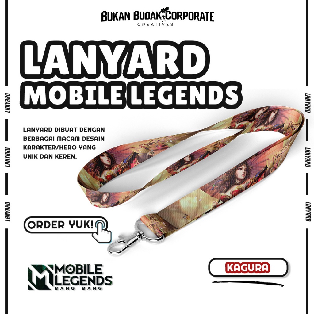 LANYARD KAGURA MLBB I LANYARD MLBB I LANYARD GAMING