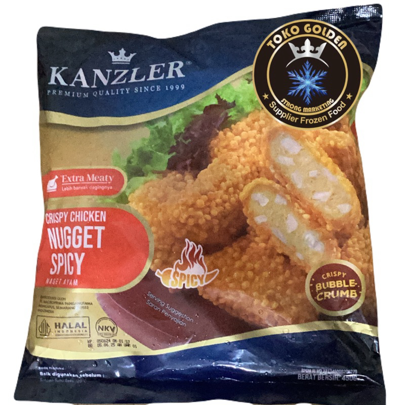 

Kanzler crispy spicy nugget 450gr