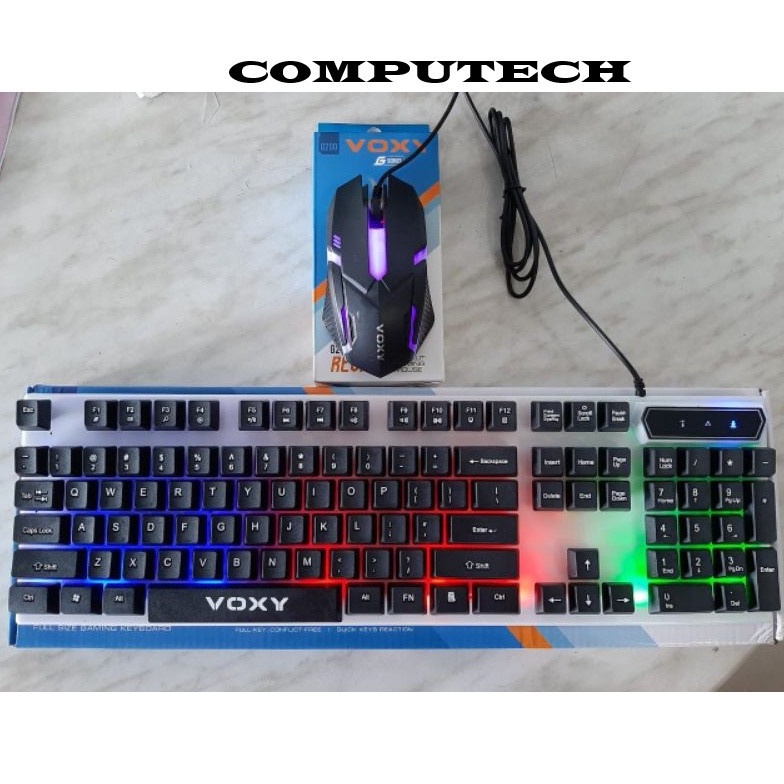 Keyboard And Mouse Set Gaming RGB Voxy K358  G2 x U6I9