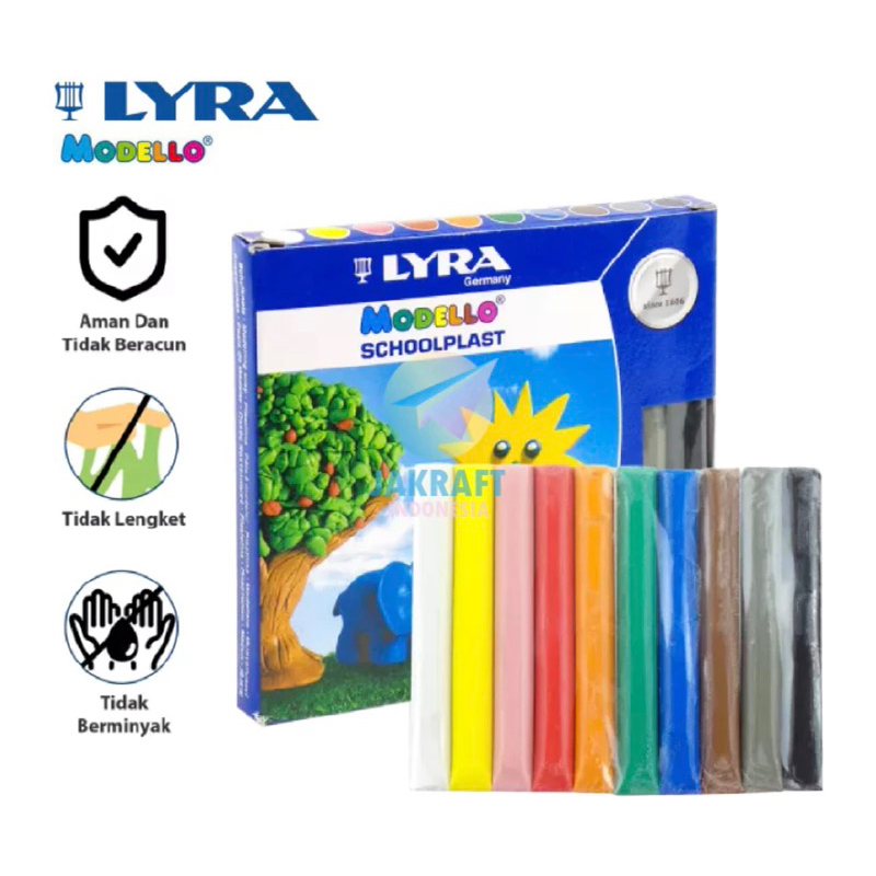 

Lyra Modello Lilin Mainan Anak Non Toxic 10 warna