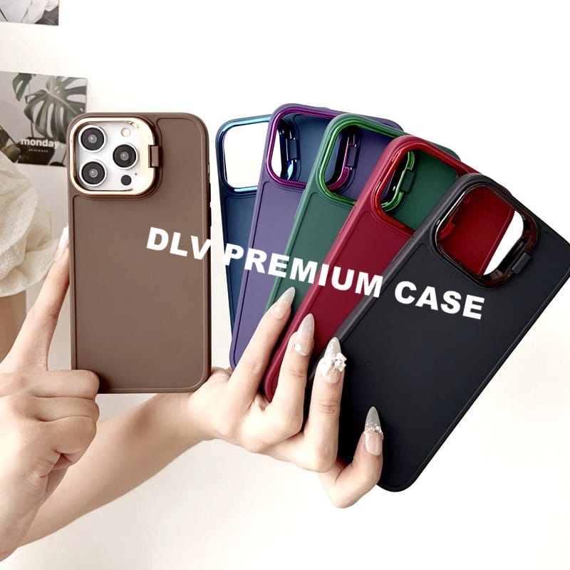 IPHONE 11 CASE LUXURY LENS HOLDER STAND CAMERA CASE MACARON IPHONE 11