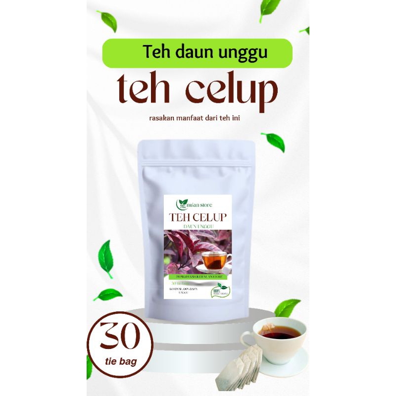 

TEH CELUP HERBAL DAUN UNGGU UNTUK AMBEIEN/WASIR