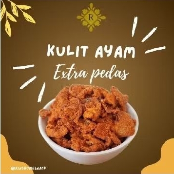 

keripik Kulit Ayam Crispy original balado extra pedas daun jeruk 500g