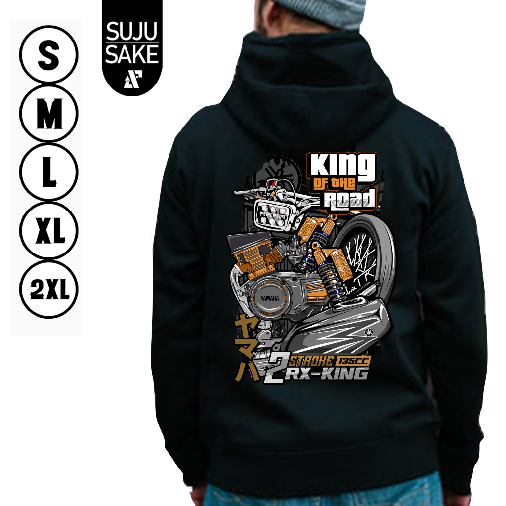 SUJUSAKE INDUSTRIES Jaket Hoodie Hodie Hudie Hodi Hode Hody Atasan Pria Wanita Komunitas Club Motor 
