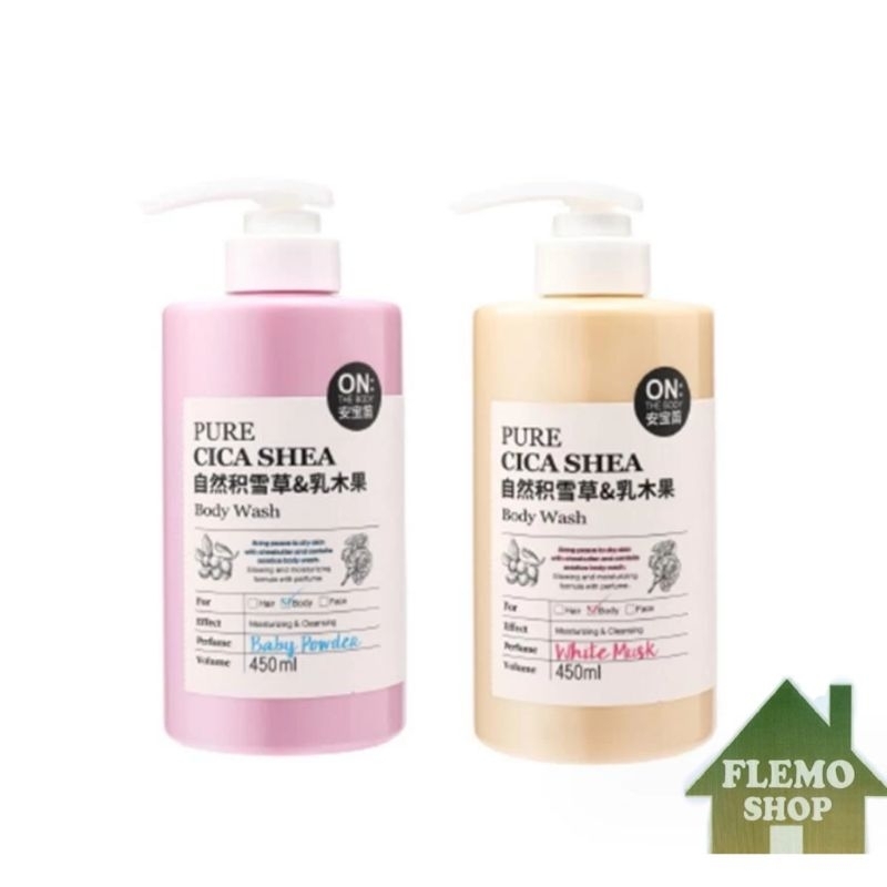 LG ON THE BODY Pure Cicak Shea Body Wash Sabun Cair Korea