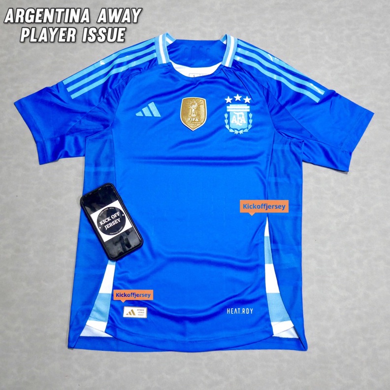 KODE B14J NEW PLAYER ISSUE ARGENTINA AWAY COPPA 224