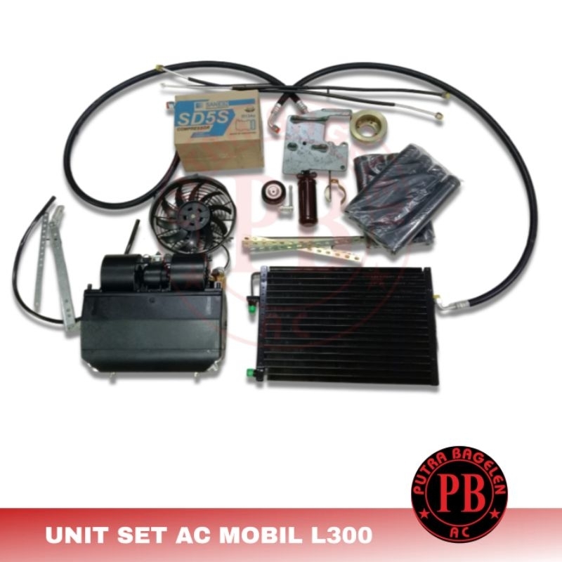 unit set ac mobil sanden IZUZU L300