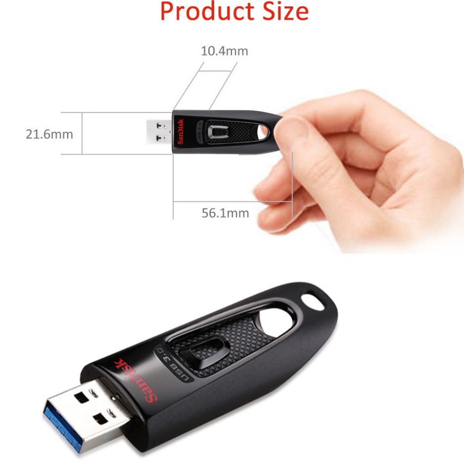 Flashdisk Sandisk Ultra CZ48 32gb USB 3 h D8G8