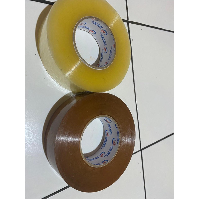 

LAKBAN 45MM X 500 YARD WARNA COKLAT DAN BENING