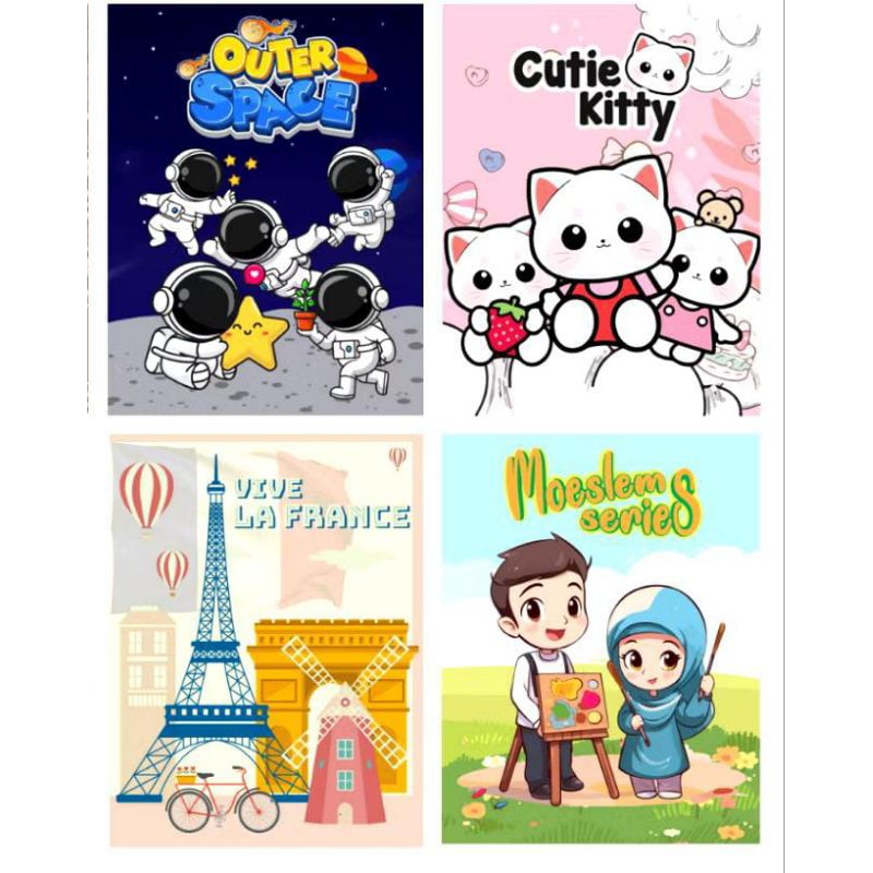 

( DAPAT 10 BUKU ) BUKU TULIS DODO 38 / Buku Catatan Sekolah DODO 38 Fancy Lucu