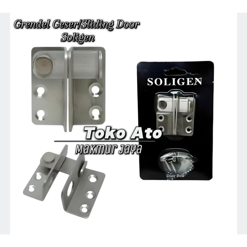Grendel Sliding Door Exito Soligen Grendel Geser Grendel Sudut Siku Lurus Soligen