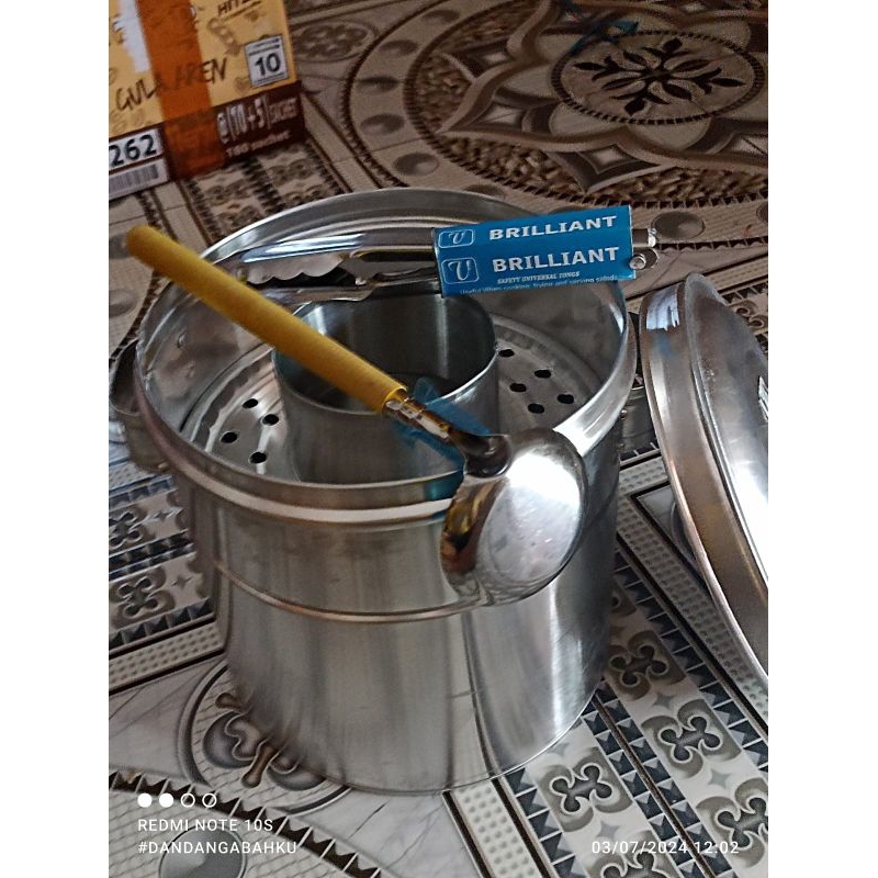 Dandang Bakso ukuran 22 alminium
