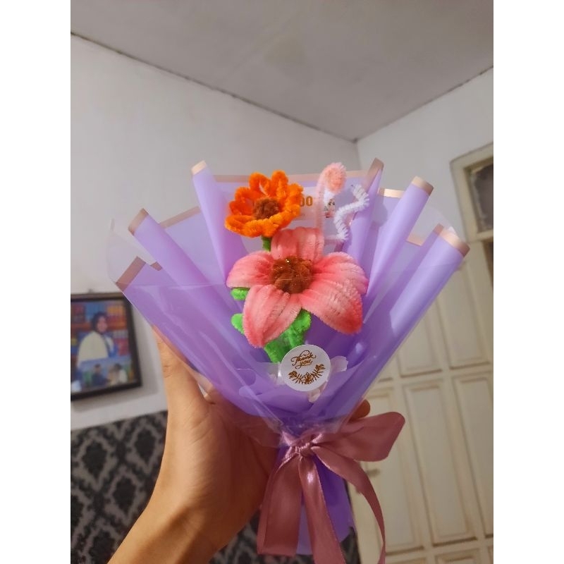 BIKET BUNGA/BUKET KAWAT BUKU/BUKET BUNGA KERONG/BUKET WISIDA