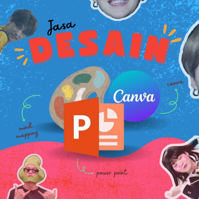 JASA DESAIN PRODUK | CANVA | POWER POINT | MIND MAPPING