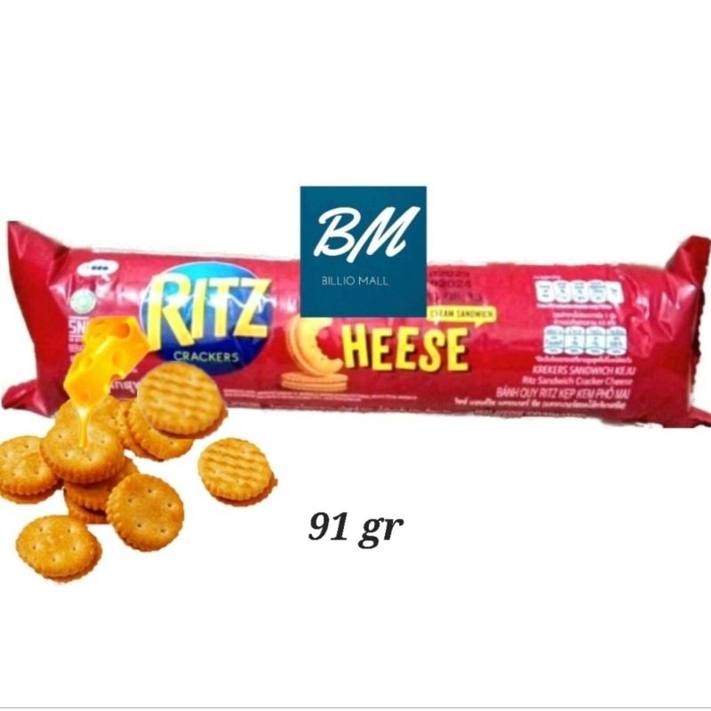 

RITZ Cheese Sandwich 91 gr Biskuit Keju