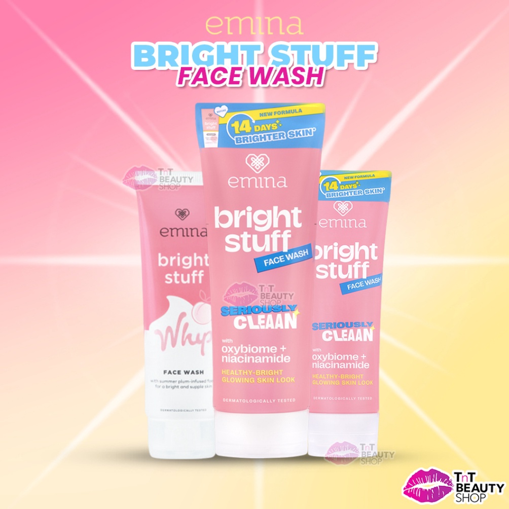PALING DIMINATI Emina Bright Stuff Face Wash  Sabun Muka Cerah Glowing Anti Kusam  Emina Face Wash W