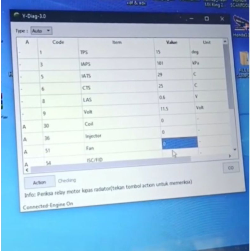 Software ydiag support FTDI