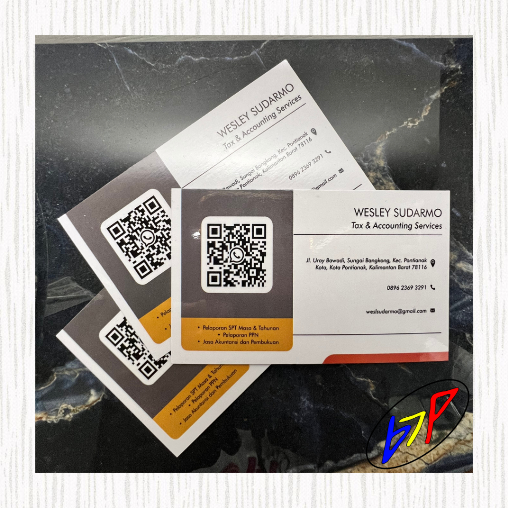 

CUSTOM Cetak Kartu Nama 1 Sisi / 2 Sisi