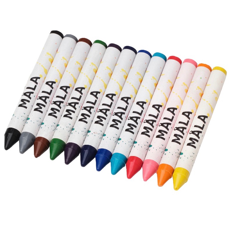 

HEBOH mala crayon lilin warna campuran krayon anak alat melukis anak alat mewarnai