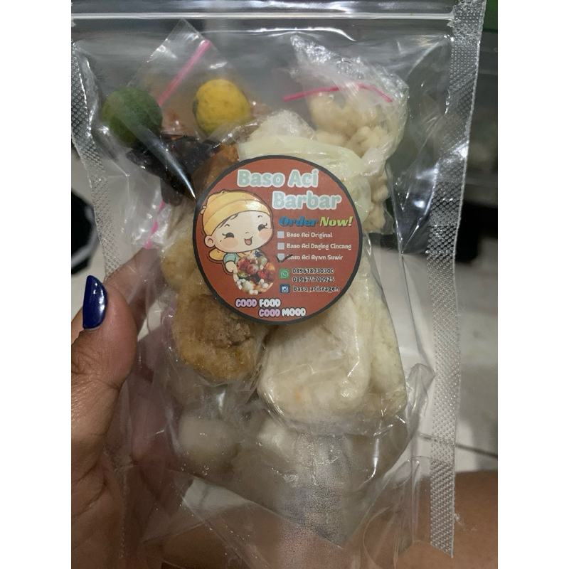 

baso aci Isi daging Cincang
