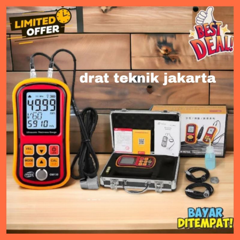 Ultrasonic Thickness Gauge GM100 BENETECH Tester GM-100 GM 100 Meter