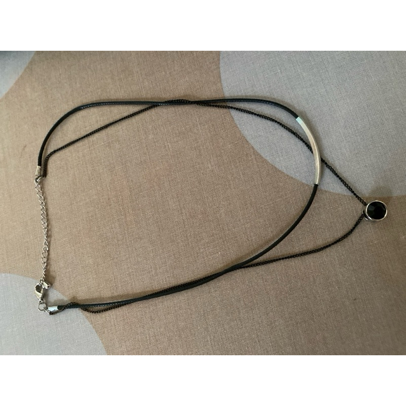 kalung miniso (black)