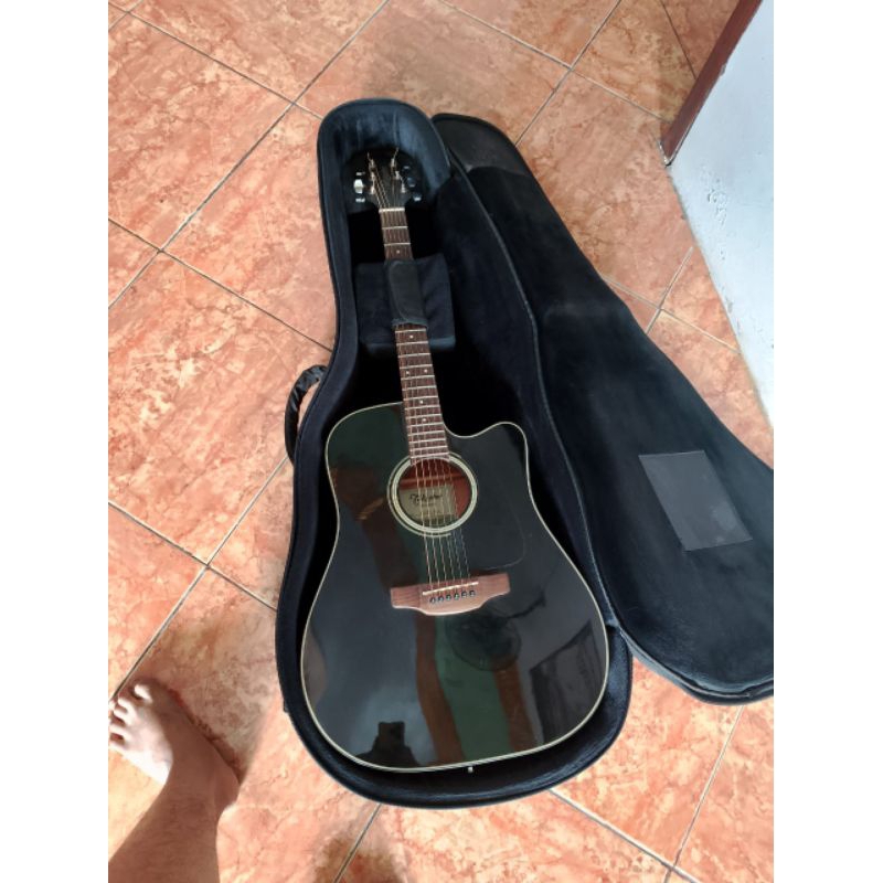 gitar akustik takamine d series ed2dc blk