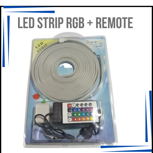 LED STRIP RGB+REMOTE 5 MTR LED STRIP