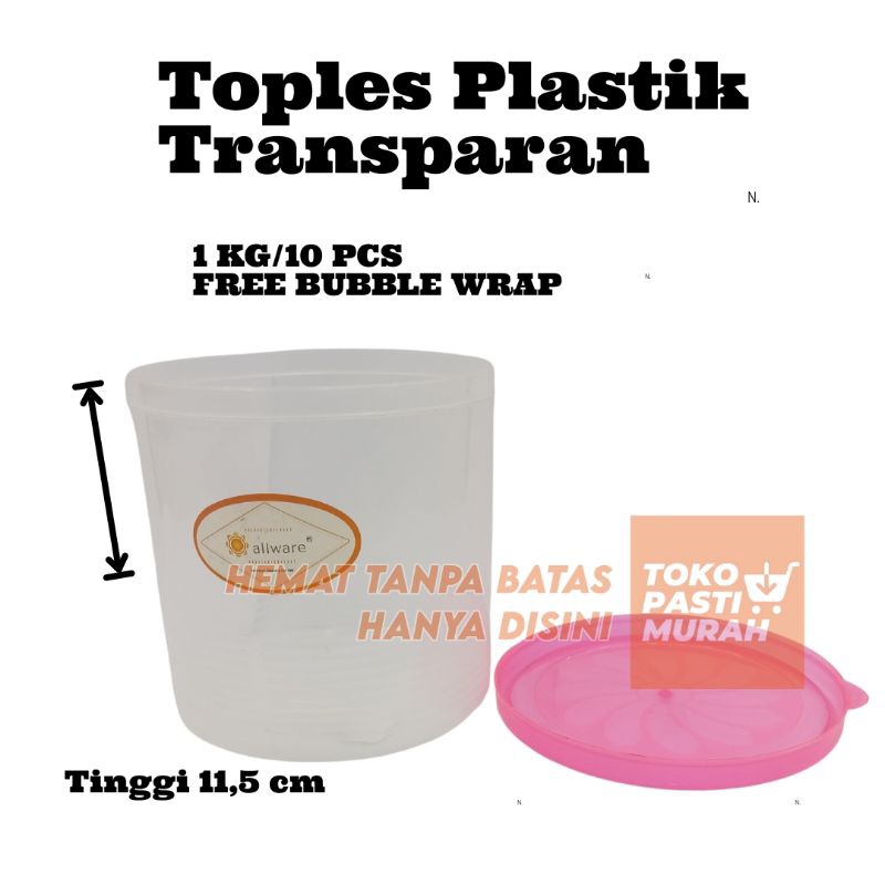Toples Murah Cantik Panjang Tebal Plastik Bagus Bening Polos Premium Lebaran Aesthetic Kue Kering