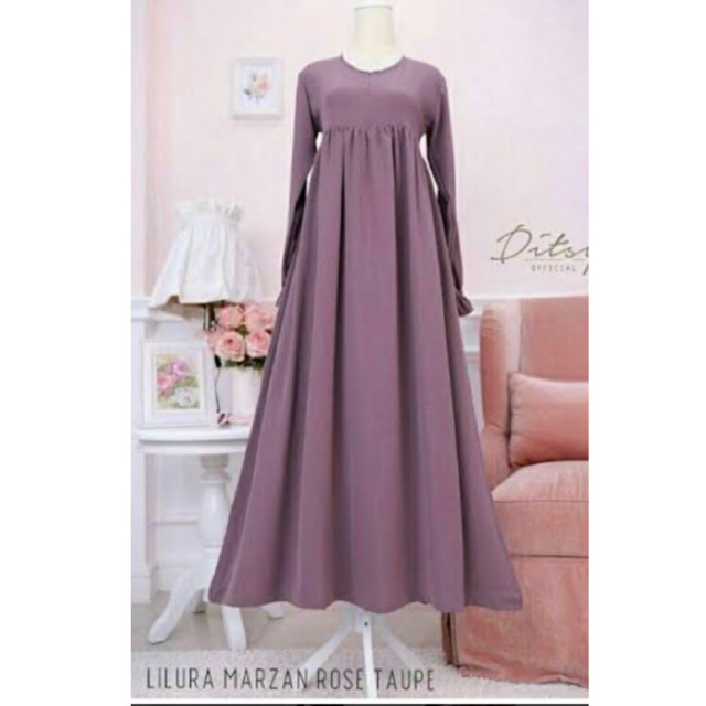 PL ditsy moslem lilura Marzan Rose taupe anti uv size L (TB 161cm)
