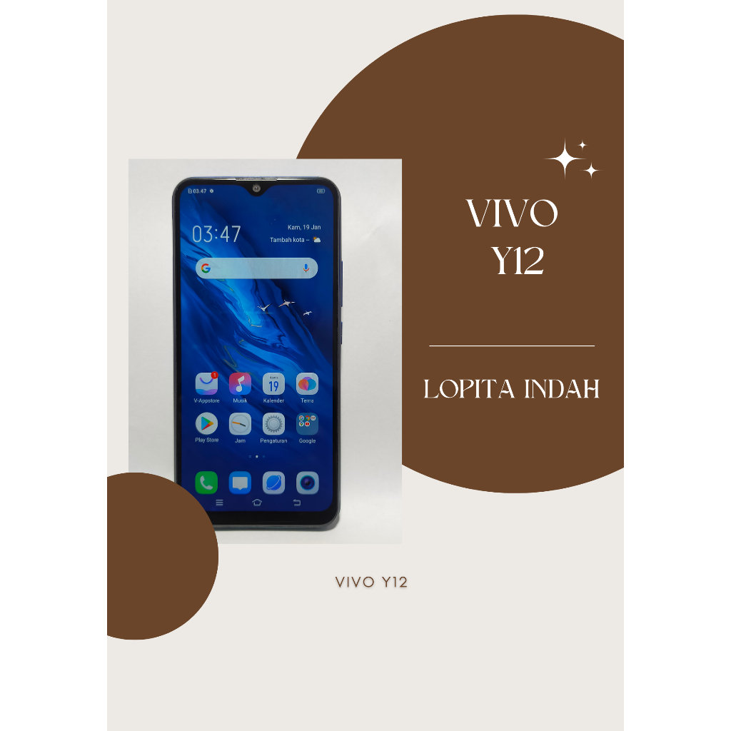 VIVO Y12 RAM 3/32 SECOND NORMAL berkualitas termurah