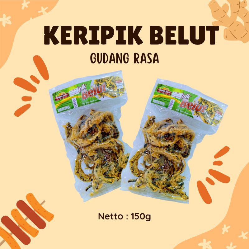 

kripik belut Gudang Rasa|150g