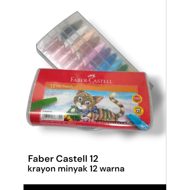 

Faber Castell krayon minyak / oil pastell 12 colours