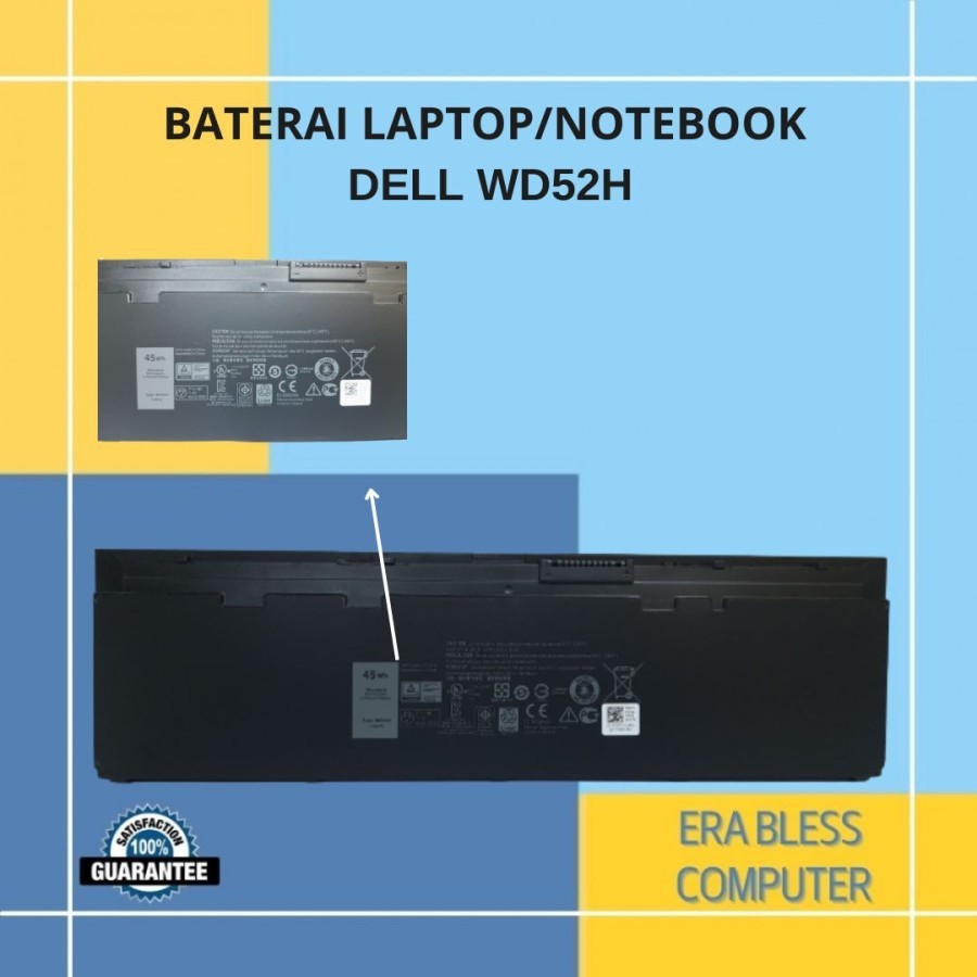 BATERAI DELL WD52H E7240 E7250