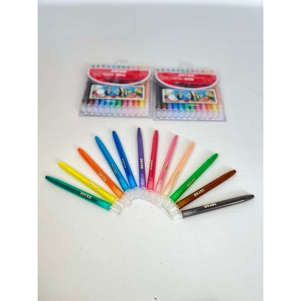 

Krayon Putar Mini Twist Crayon Joyko 12 Warna