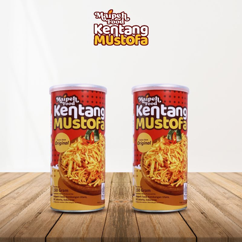 

Kentang mustofa oven Maipeh food Premium tabung isi 150 gram harga untuk 1 tabung