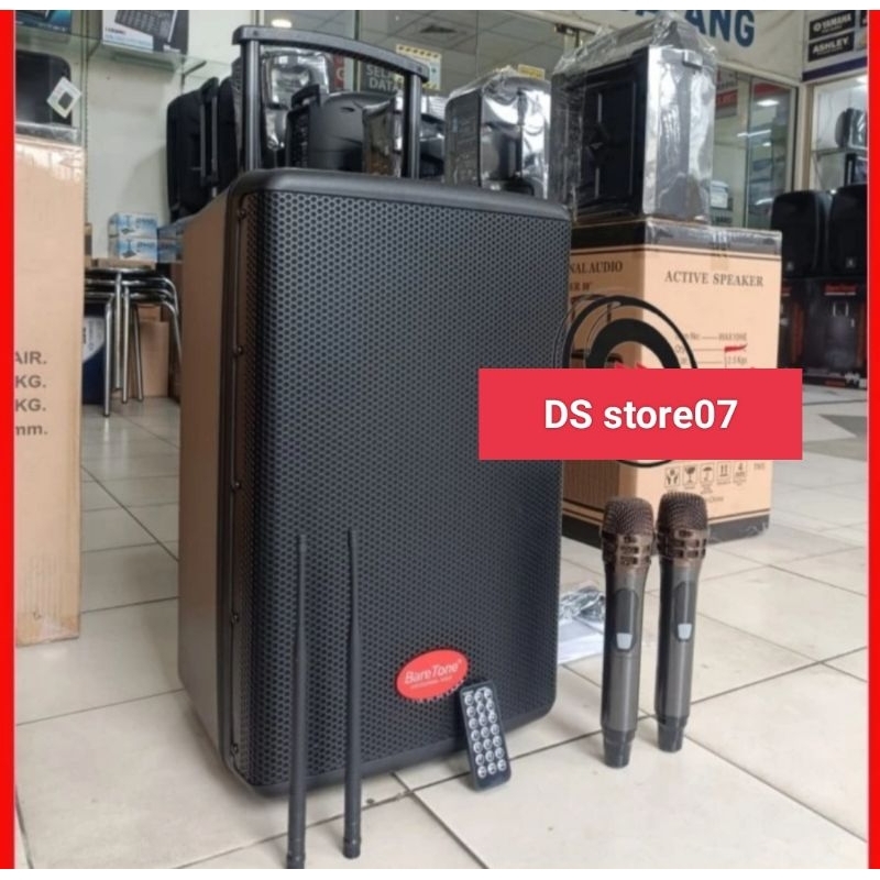 speaker aktif portabel baretone 10inch MAX10HE bluetooth original