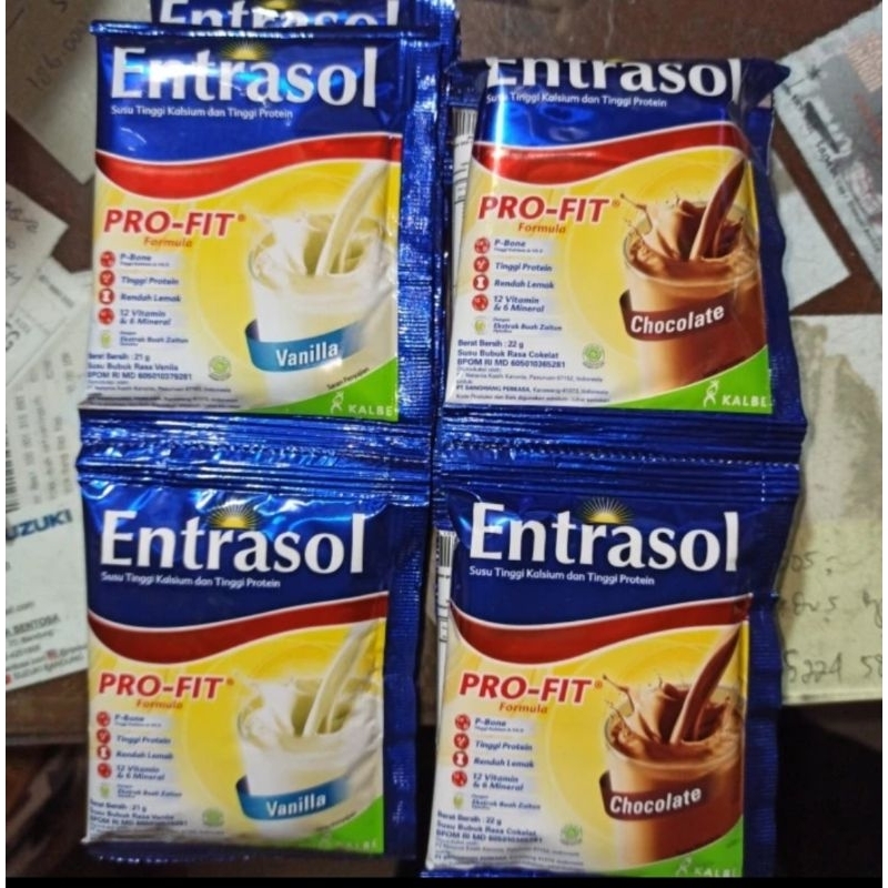 

Entrasol sachet coklat 10's x 20gr