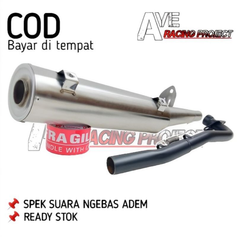 KNALPOT TSUKIGI STANDAR RACING VEGA R LAMA CRYPTON