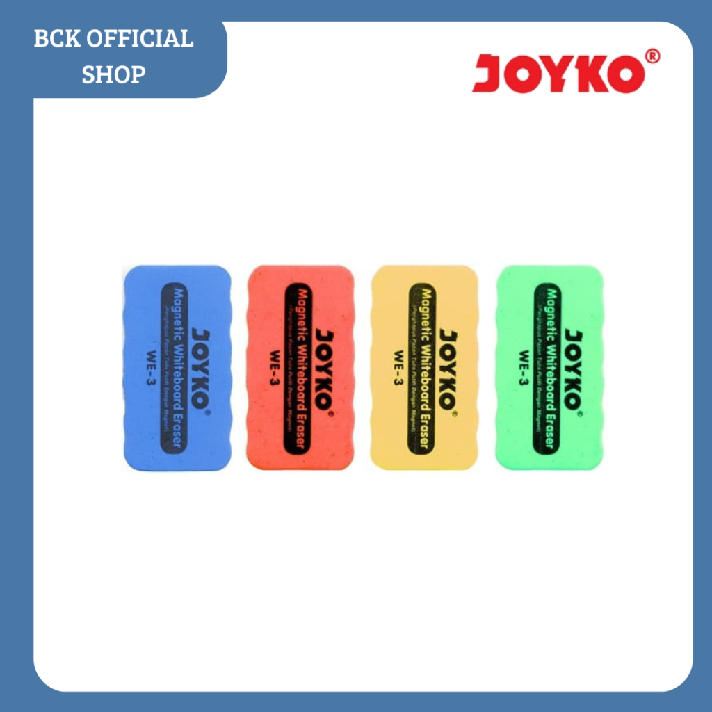 

Whiteboard Eraser WE-3 Joyko Magnet / Penghapus Papan Tulis Putih (PCS)